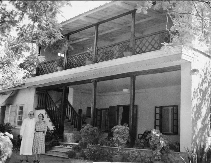 Meher Baba and Mehera Irani