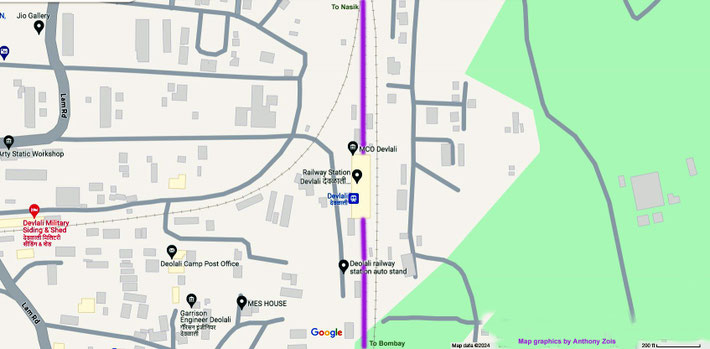 Deolali township. Map graphics by Anthony Zois.