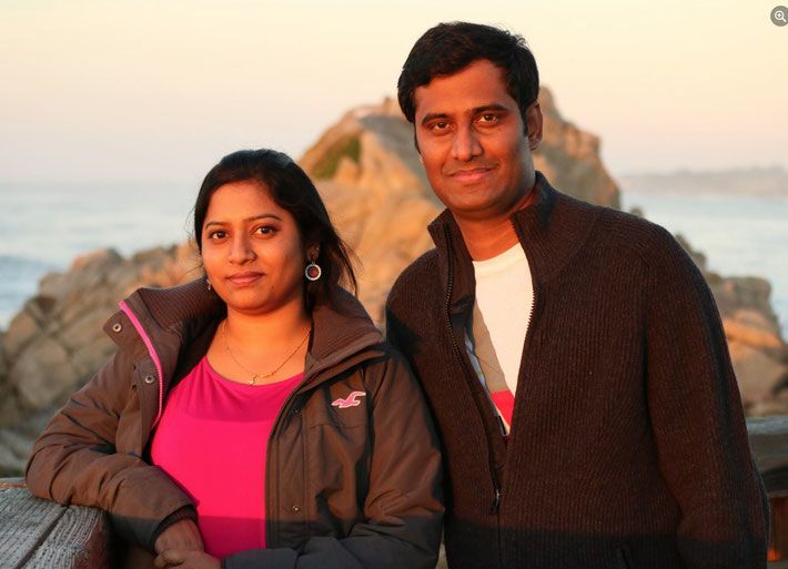  Bhanu and his wife, Yerrareddy Vijetha 