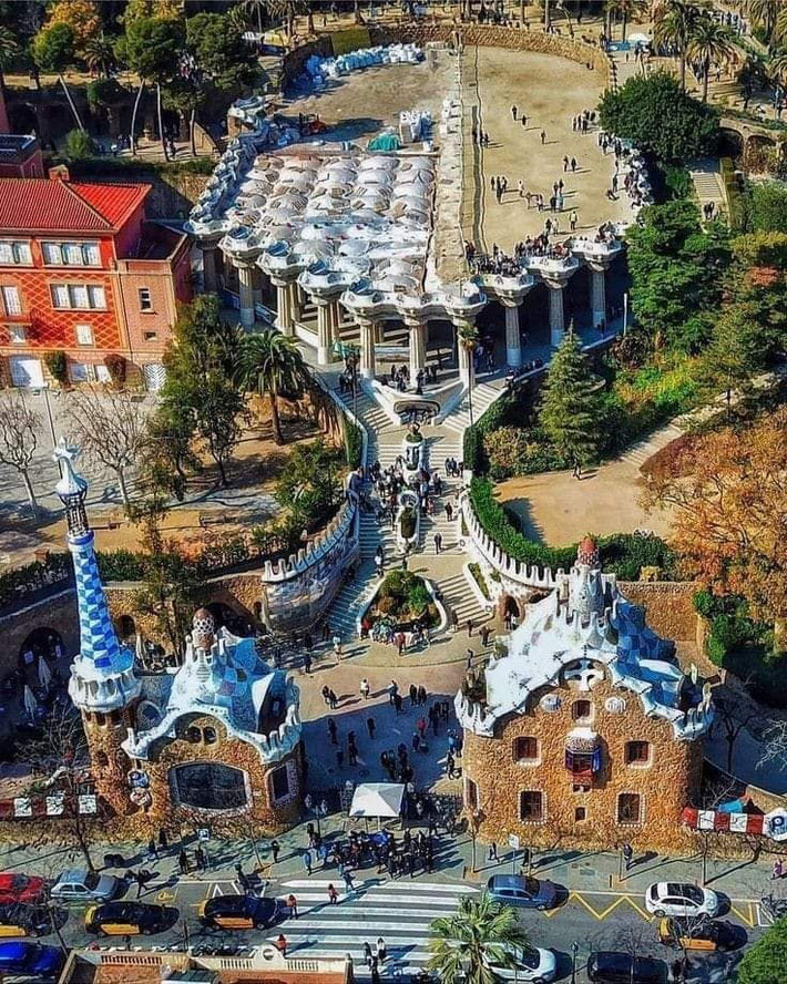 Park Guell in Barcelona ~ Spain
