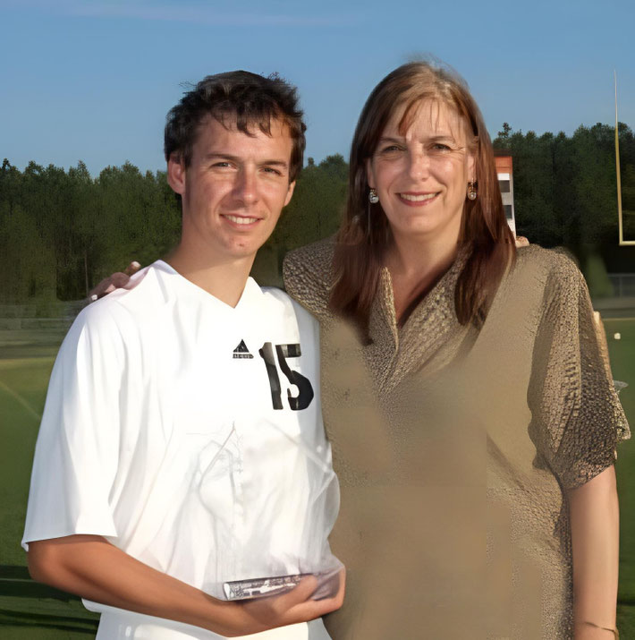 Marsh a & her son Chris