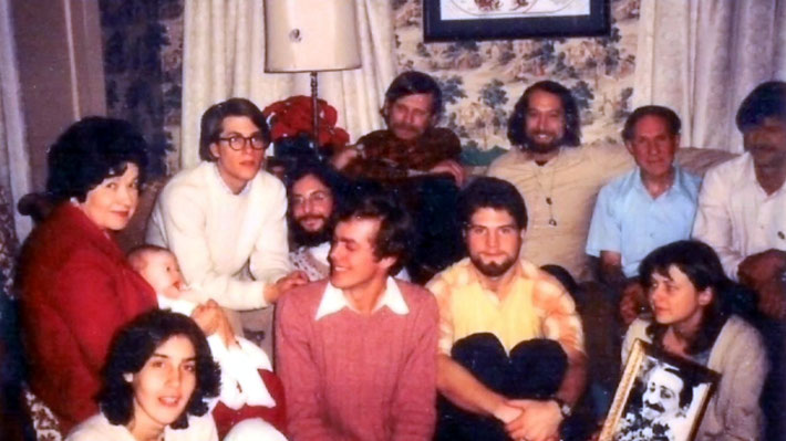 Ken at Darwin & Jean Shaw's Meher Baba meeting at their home in Schenectady, NY.