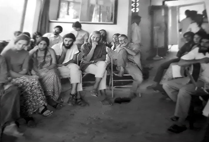 Australians in the Ashoka Hotel, Ahmednagar, India