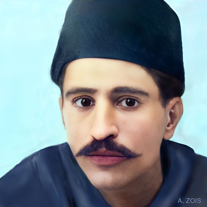  60.   Meher Baba in 1920 in India.