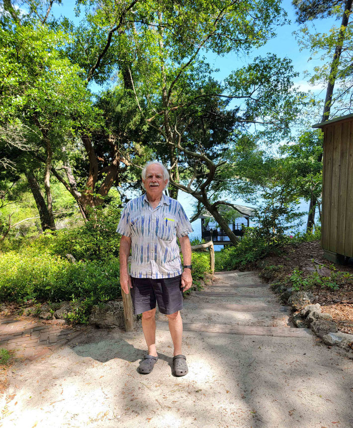 7 May 2022 - Jeff on the Meher Center, Myrtle Beach, SC. Photo taken by Anthony Zois.