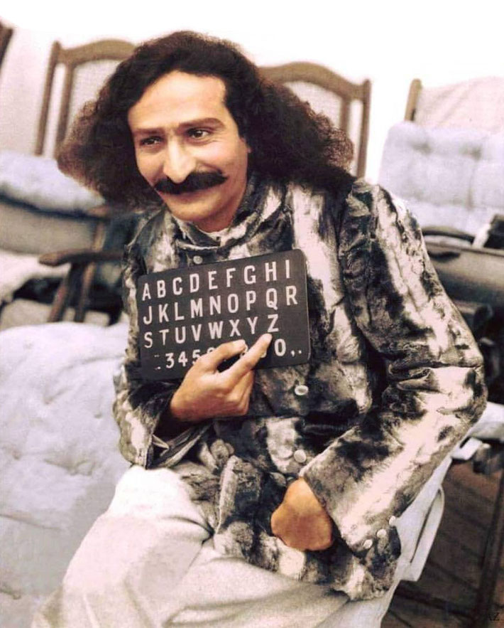 Meher Baba arrived in New York on the S.S.Bremen, 1932. Colourized by Cherie Plumlee and courtesy of the Glow International magazine - front cover Fall 2018
