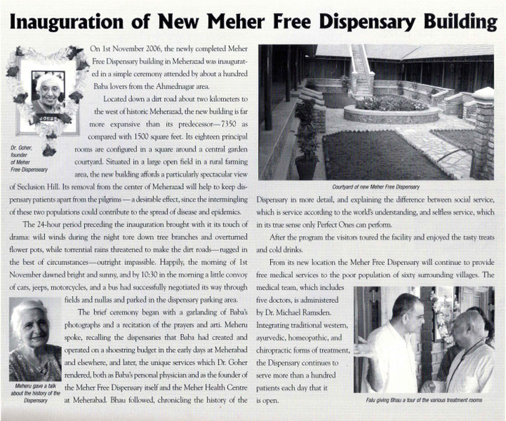 Article courtesy of "In His Service" - Jan. 2007