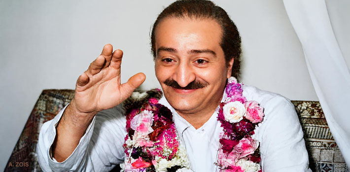 1959 : Poona, India. Meher Baba. Image rendition by Anthony Zois. BP