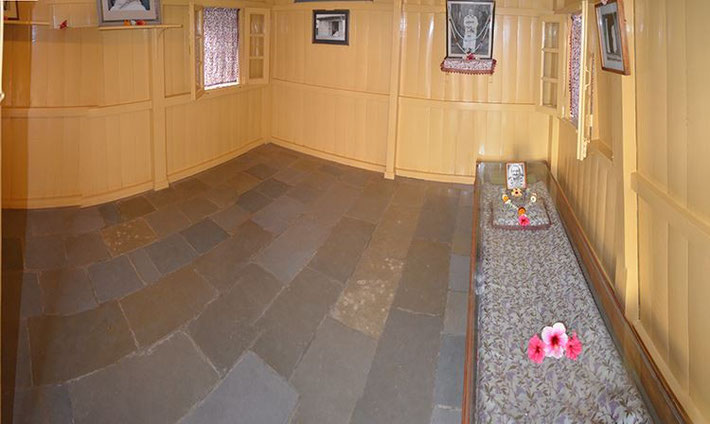 Interior of Meher Baba's Cabin, U.Meherabad, India