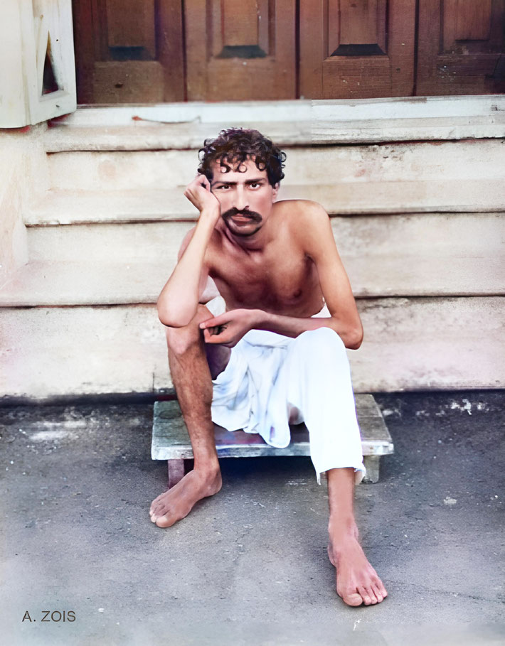 23. Meher Baba at Manzil-e-Meem, Bombay, India in 1922. BP