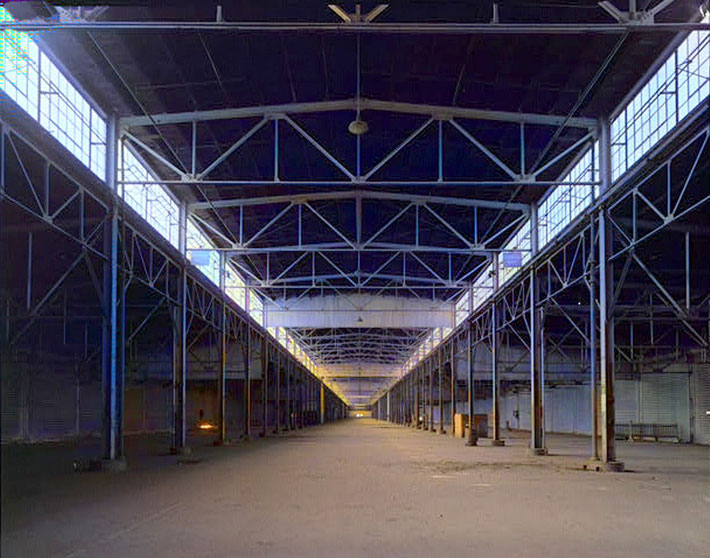 SECOND FLOOR, PIER SHED LOOKING WEST-PIER 4 - Brooklyn Army Supply Base