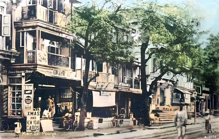 Main Street, Poona. Image rendered by Anthony Zois.