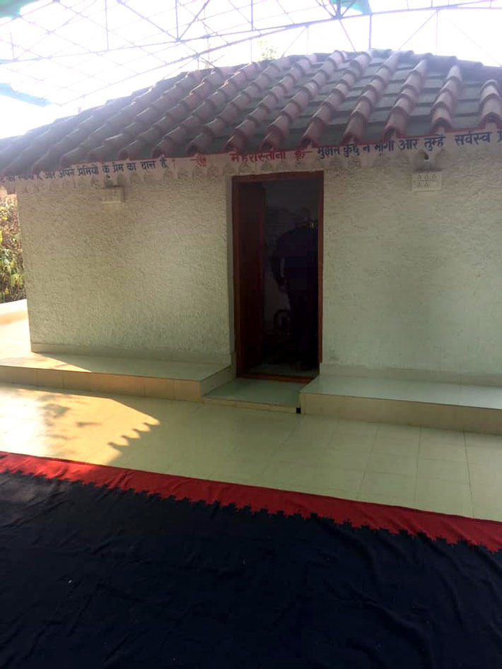 At 1am, February 10, 1954, outside of this jopti in the village of Mehewa, Meherastana, Meher Baba publicly declared Himself Avatar of the Age
