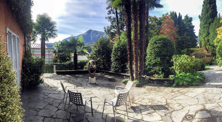 The terrace at Solduno, Ticino, Locarno
