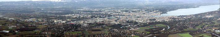 View of Geneva from the Salève