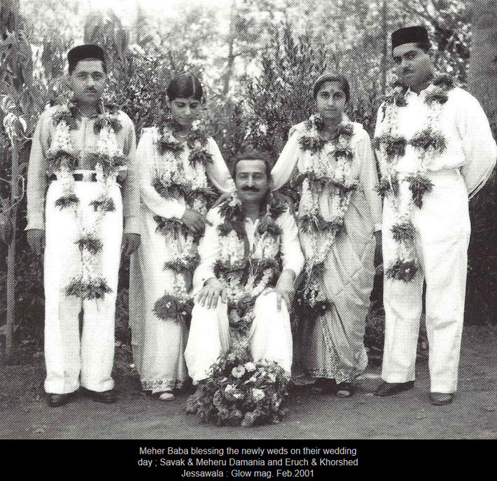 MEHRU AND SAWAK DAMANIA DISCIPLES OF MEHER BABA