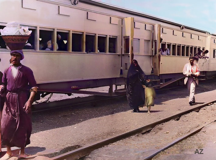  1930s : Baghdad Railway Station. Image rendition by Anthony Zois.