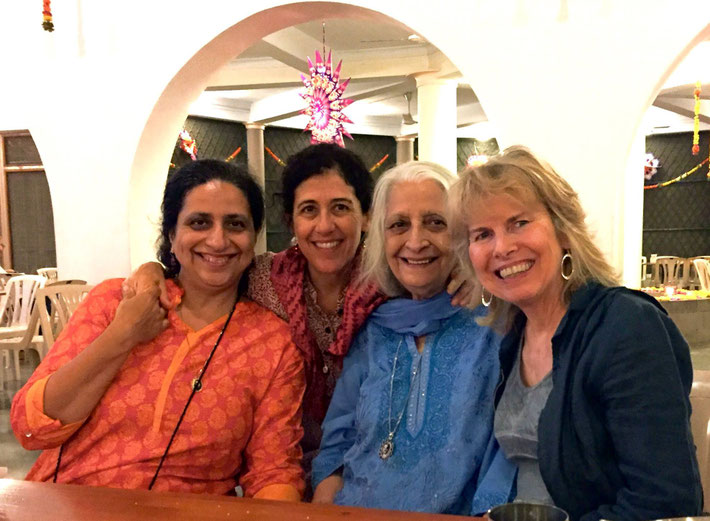 ( L-R ) : Meherukh Mistry , ---, Havovi & Pamela Butler-Stone