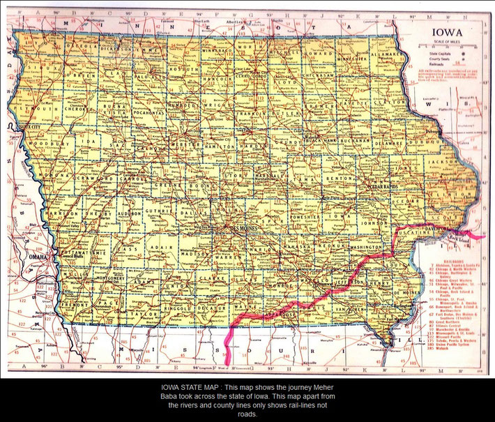 1932 : Iowa State Rail Route 