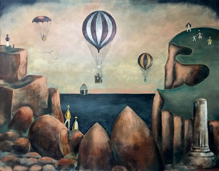 Meher Baba arriving in Sydney by balloon in 1956. Courtesy of Cynthia Borg