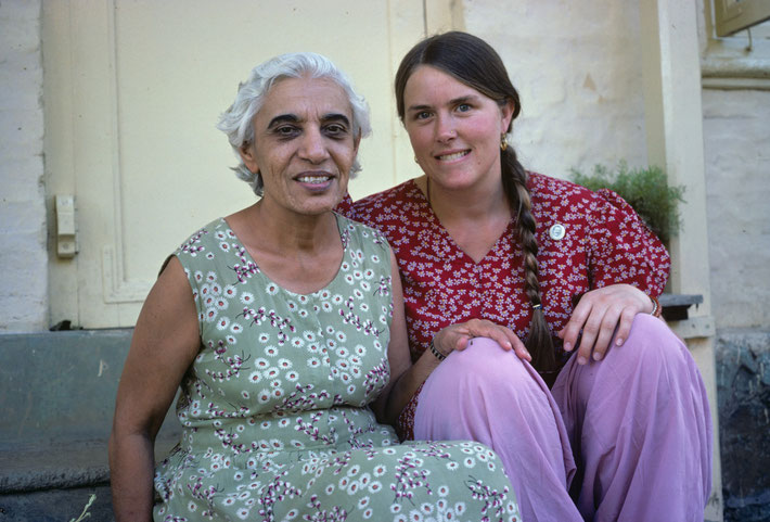 Vesta with Goher Irani in India