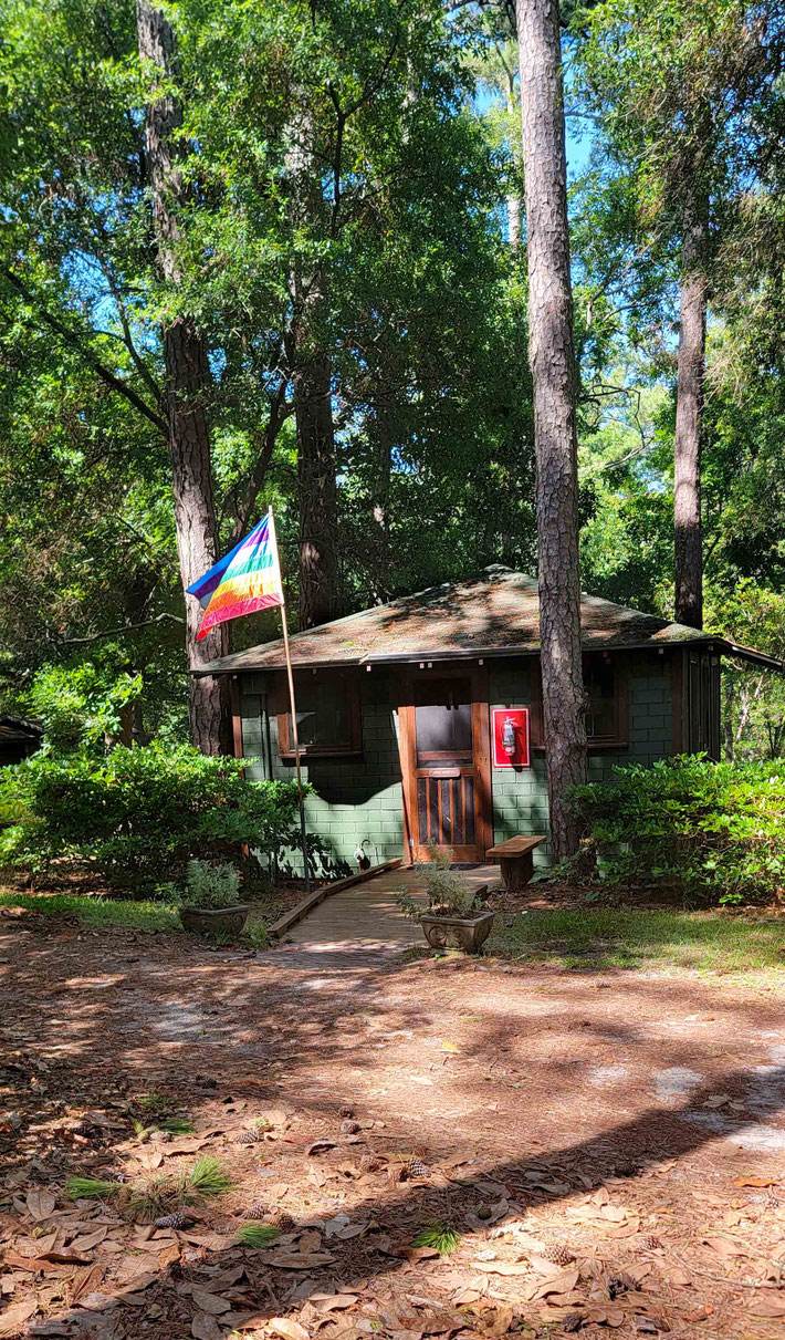 Silence Day : Lagoon Cabin, Meher Sp. Center, Myrtle Beach, SC. Photo takn by Anthony Zois.