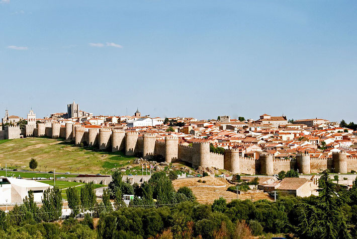 Walled town of Avila