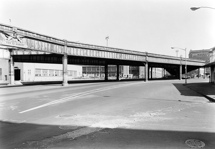 Elevated Roadway - West Side Highway NW at Gansevoort, NY