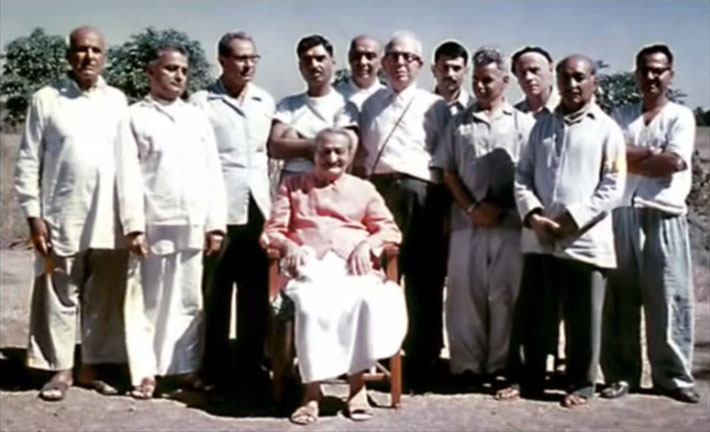 Bhau is standing on the far right