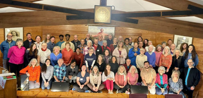 Many of the workers and volunteers of the Meher Center at Myrtle Beach, SC.