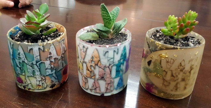 Glass pot creations made by Angela Lee Chen. Contact : angelaleechen@gmail.com
