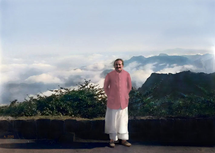 1954 May :  Arthur's Seat, Mahabaleshwar, India