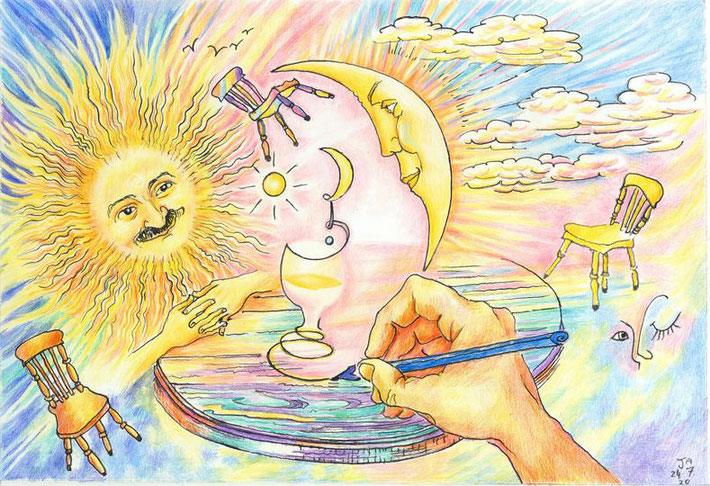 Heather Osborne who hand colored this particular image by Jane Adams