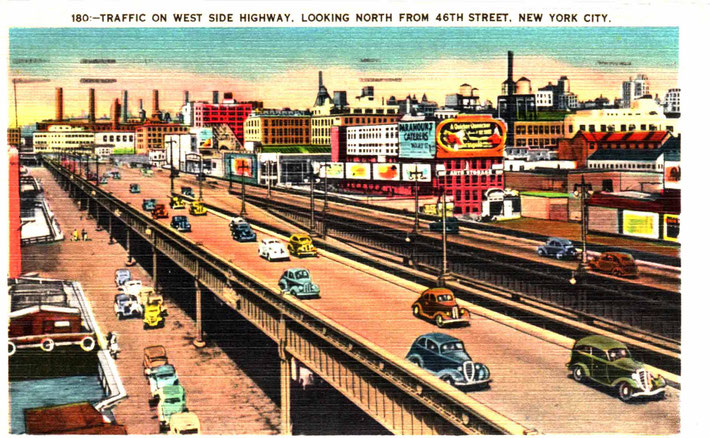 West Side Highway postcard
