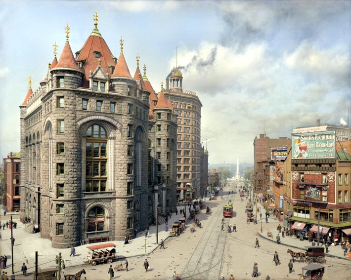 Erie County Savings Bank, Niagara Street, Buffalo, N.Y., ca.1908
