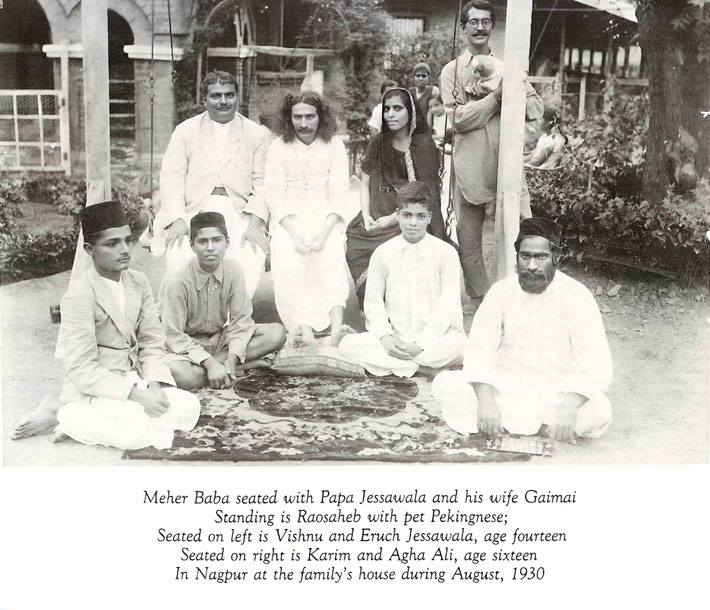 August 1930 - Mary Lodge, Nagpur, India. Image enhanced by Anthony Zois.