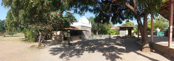 Meher Baba's Samadhi & Cabin, U.Meherabad, India