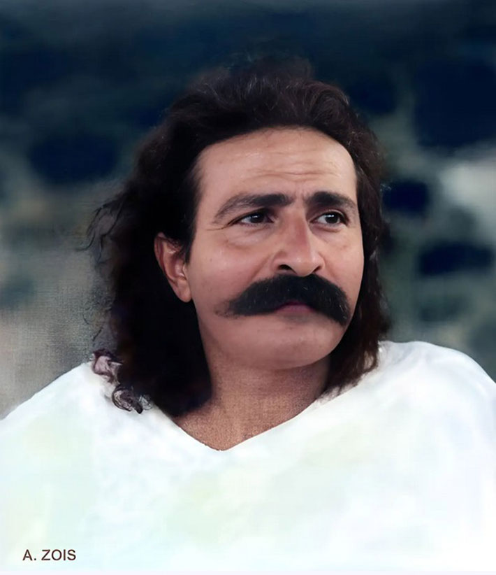 75.  1927-8 : Meher Baba in Meherabad, India.  ( trimmed image )
