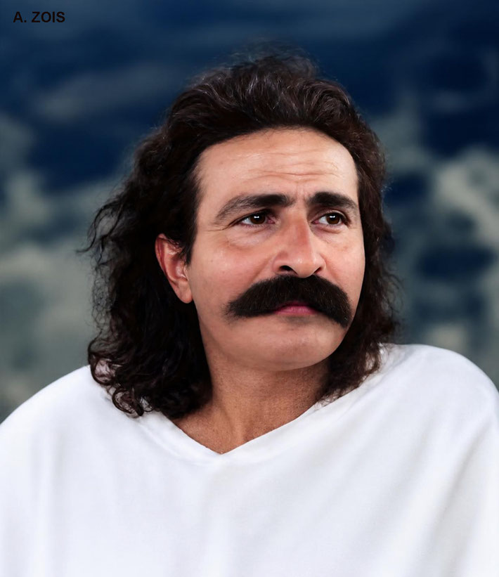 75.  1927-8 : Meher Baba in Meherabad, India.  ( trimmed image ). BP
