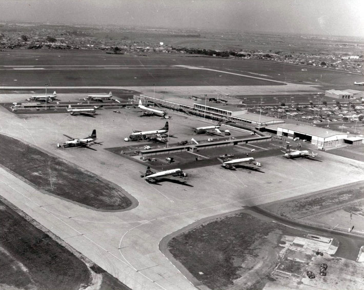 Essendon Airport, 1963.  Photographer- Wolfgang Sievers