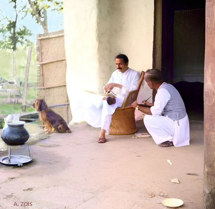 1938 - India. Image rendition by Anthony Zois.