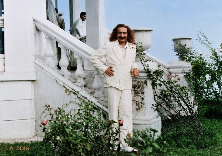 1932 : Meher Baba in Nanking, China. Image rendition by Anthony Zois.