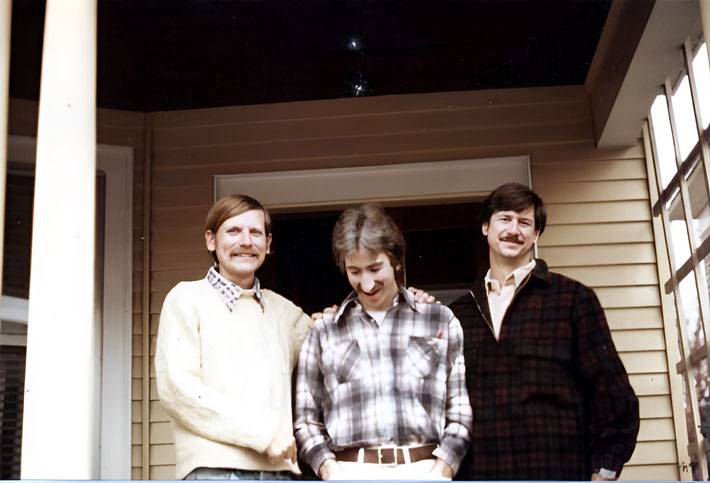 ( L-R ) Bill, Rick Dryden & Bart Flick.