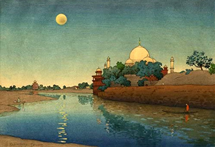 Taj Mahal Twilight by Charles W. Bartlett
