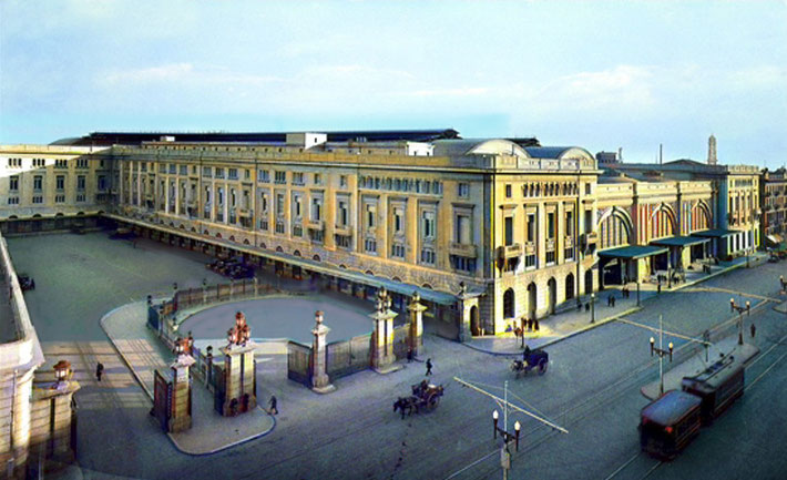 1929 : Estacio de Franca Barcelona Railway Station.