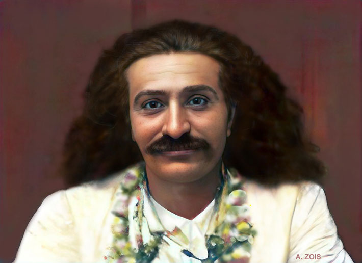 62.  1932 - Meher Baba in Madras, India.