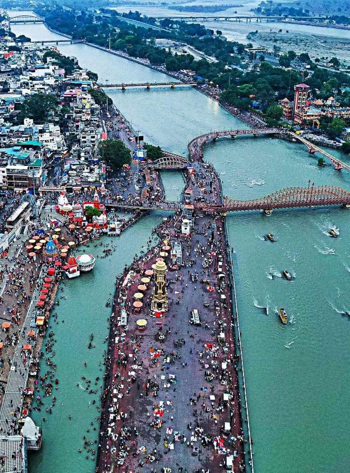 Har Ki Puri event at Haridwar ,Uttarakhand, India
