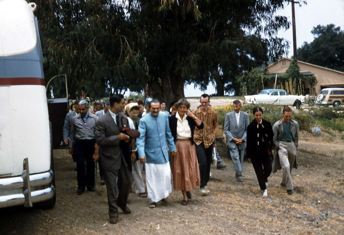 Meher Baba at Meher Mount. 
