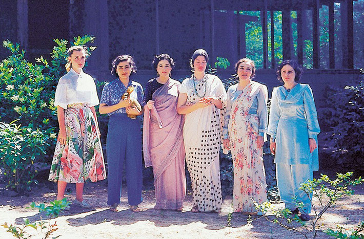 1952 - MEHER CENTER, MYRTLE BEACH, SC. Rita is far left left.