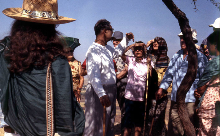 Feb. 1975 : Eruch & Francis aon top of Seclusion Hill with other mostly Australians, incl. the webmaster - Anthony Zois, far left with hat.